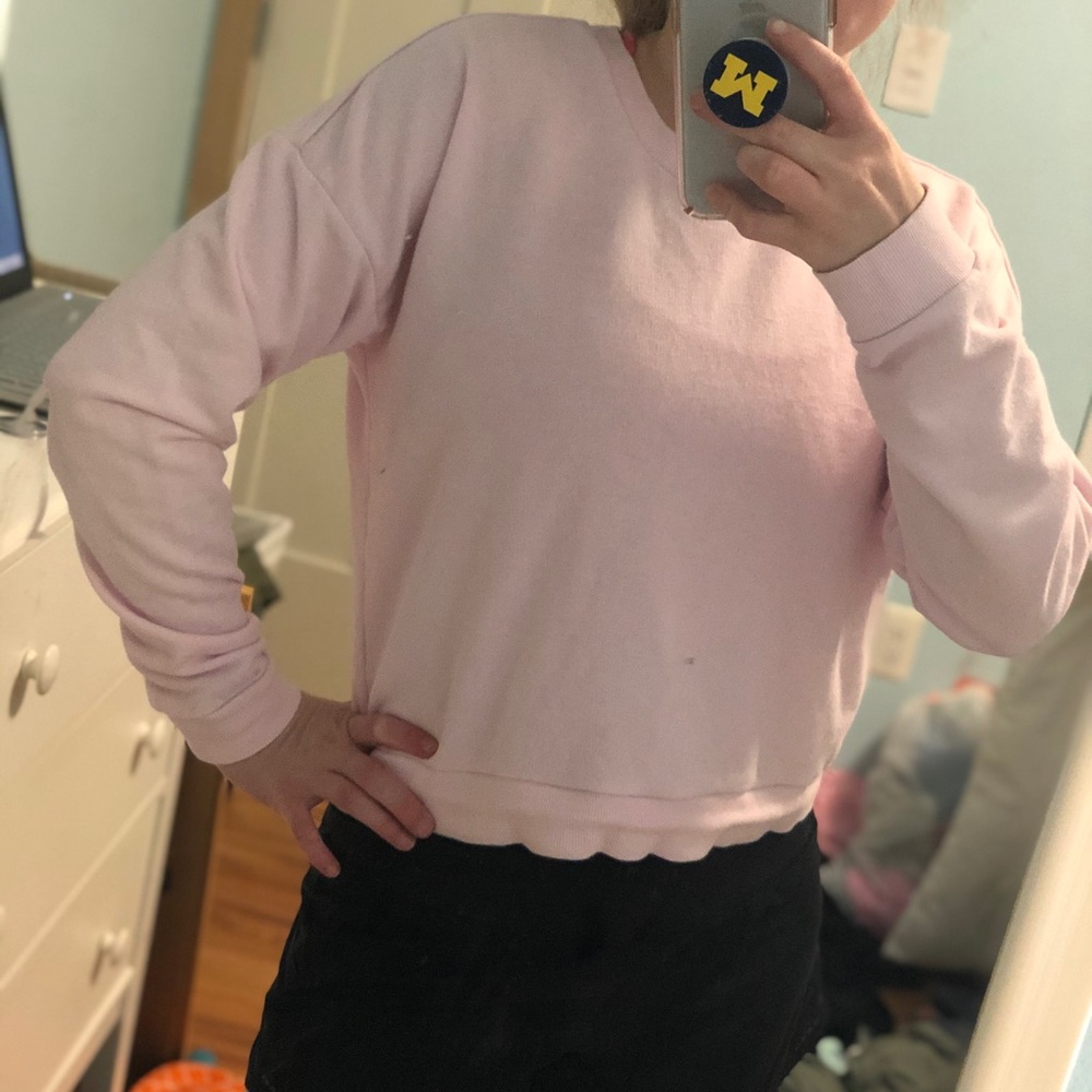 Cropped sweatshirt